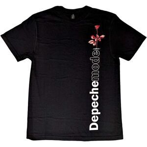 Depeche Mode Unisex Adult Violator Side Rose Cotton T-Shirt / Black